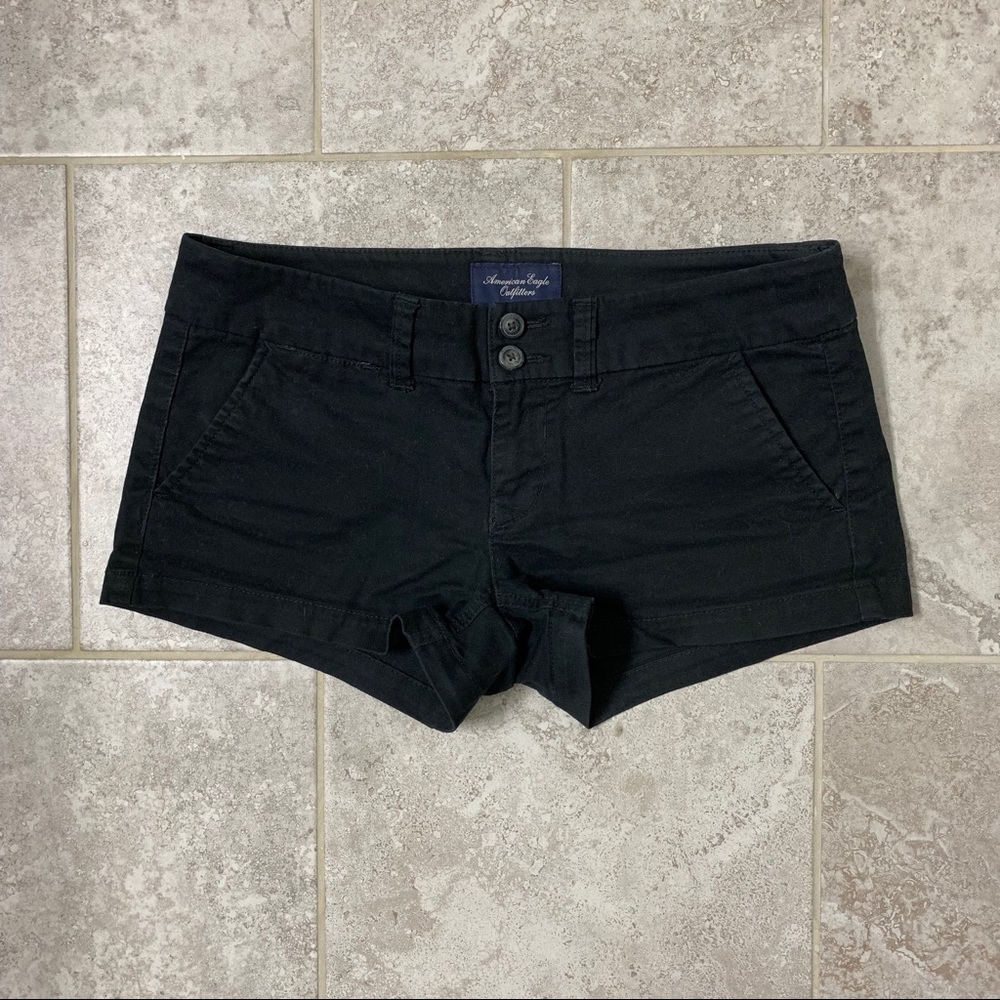 SOLD!! American Eagle Black Shorts